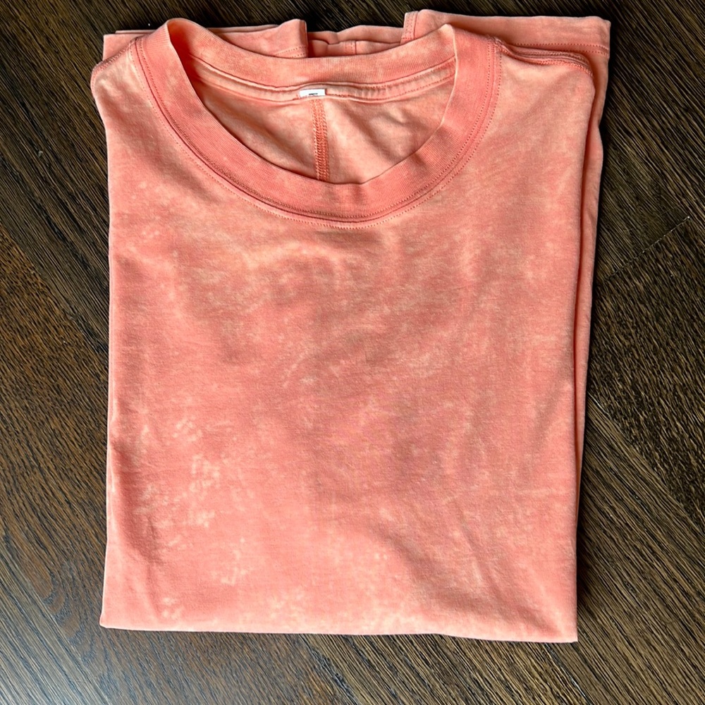 Lululemon All Yours Tee, Women’s, Cloudy Wash Apricot, Size 2